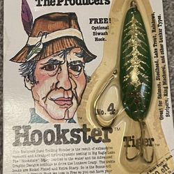 Vintage The Producers Hookster Tiger #4 Fishing Lure