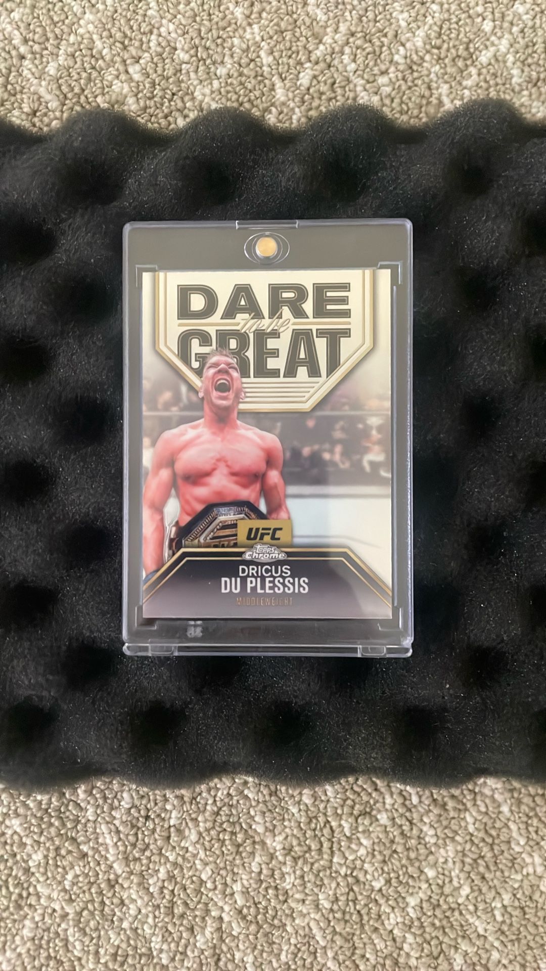 Dricus Du Plessis Dare To Be Great UFC 2025 Topps Card