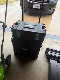BAUER 3-piece modular rolling tool storage system. All THREE toolboxes are included.