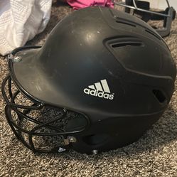 Adidas Adjustable Batting Helmet – Black (Baseball/Softball)