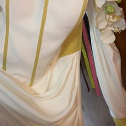 Floral Dress Corset With Wrapped Bottom Couture 