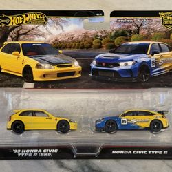 Premium Hotwheels Honda Type R Two Pack