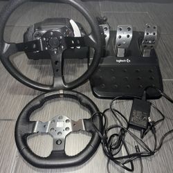 Xbox Logitech G920 Steering Wheel And Pedal 