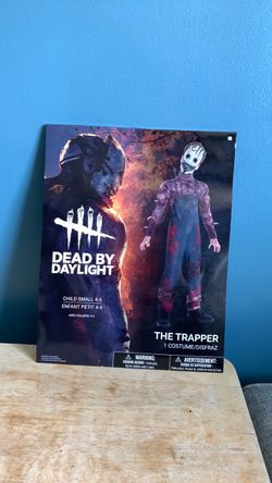HALLOWEEN DEAD BY DAYLIGHT THE TRAPPER KIDS SIZE SMALL 4-6 COSTUME