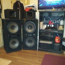 Pro Studio Dual-15" SPEAKERS 