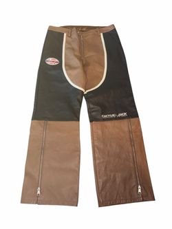 Jordan cactus jack leather women M brown pants