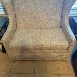 White Rocking Loveseat