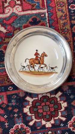 9 Inch Foxhunting Plate