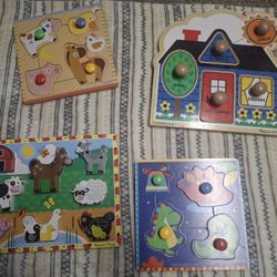 Wooden Puzzles For Babies And Toddlers