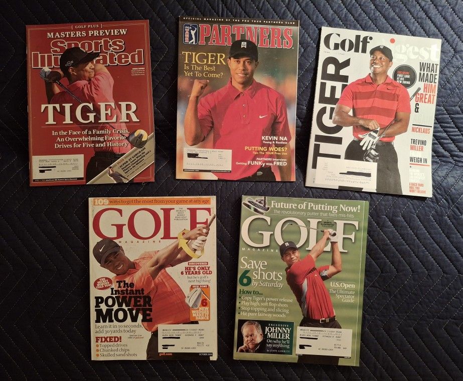Tiger Woods Magazines