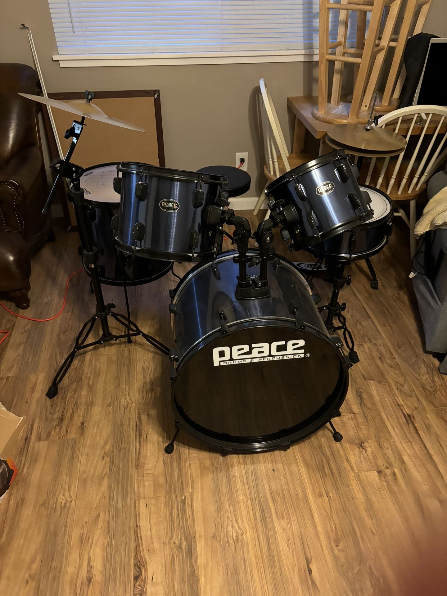 Peace Five Piece Drumset