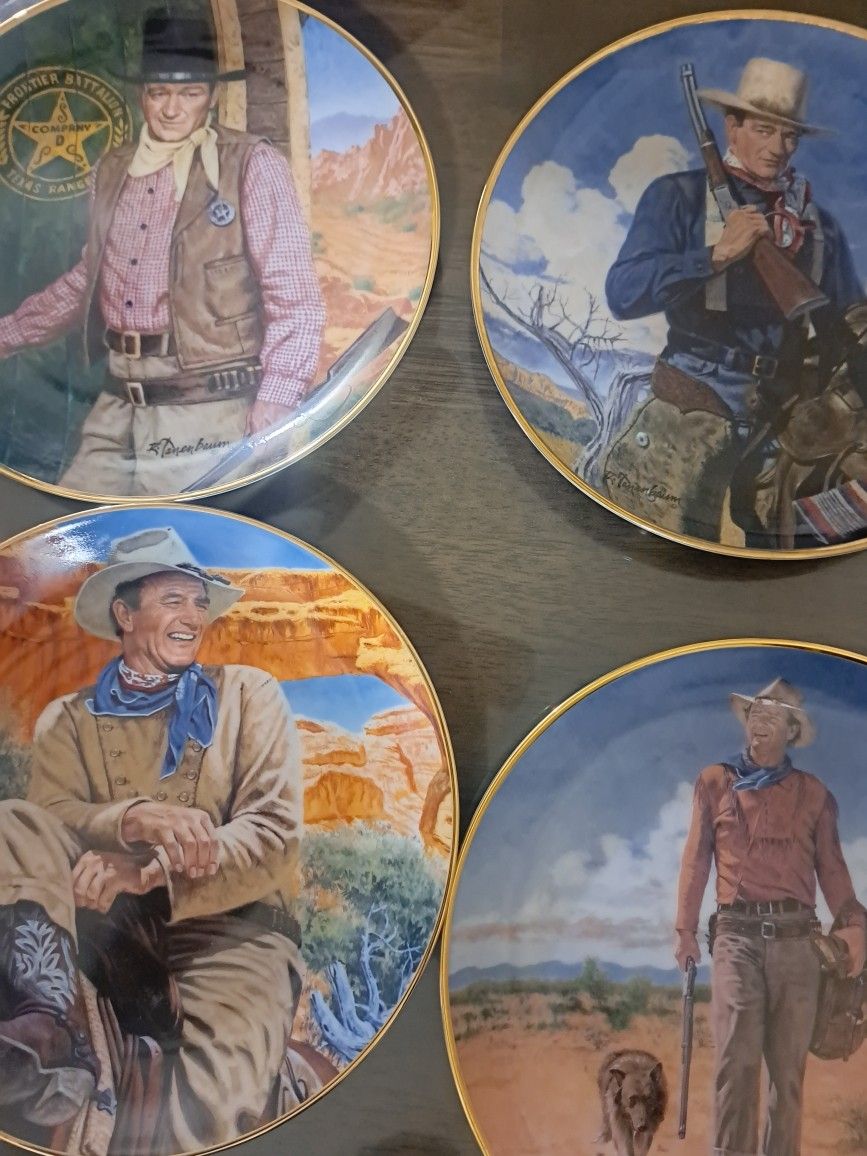 *NEW 9 PLATE Jhon Wayne  Limited Edition *$50 