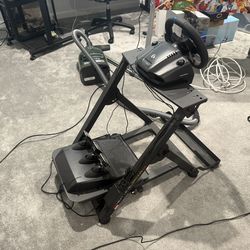 Never Used Racing Wheel And Cockpit