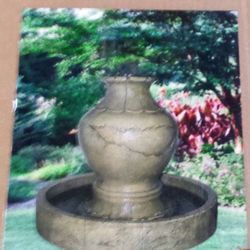 36" fountain with pump
