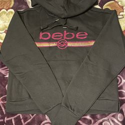 NWT 89 Bebe Sport Women s Sweatshirt Sweater w Sequin Logo