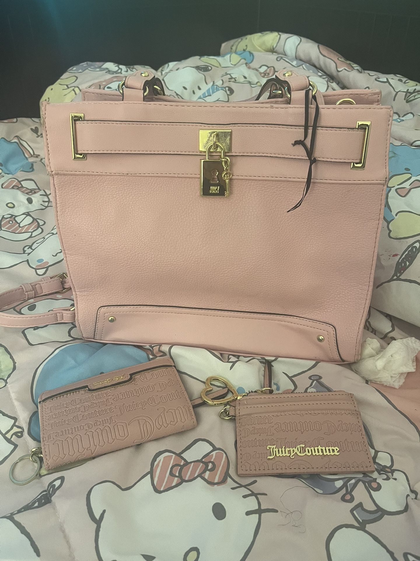 Pink Juicy Couture Bag Set