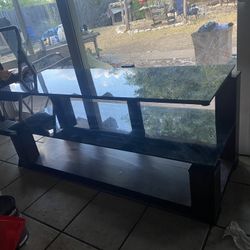 Entertainment Center Glass Shelves 