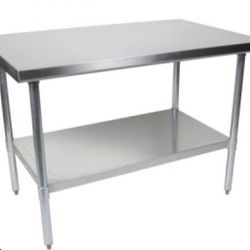 John Boos FBLG2424 24” By 24” Stainless Steel Table Top For Kitchen