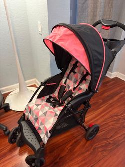 Baby Stroller with Canopy and Harness