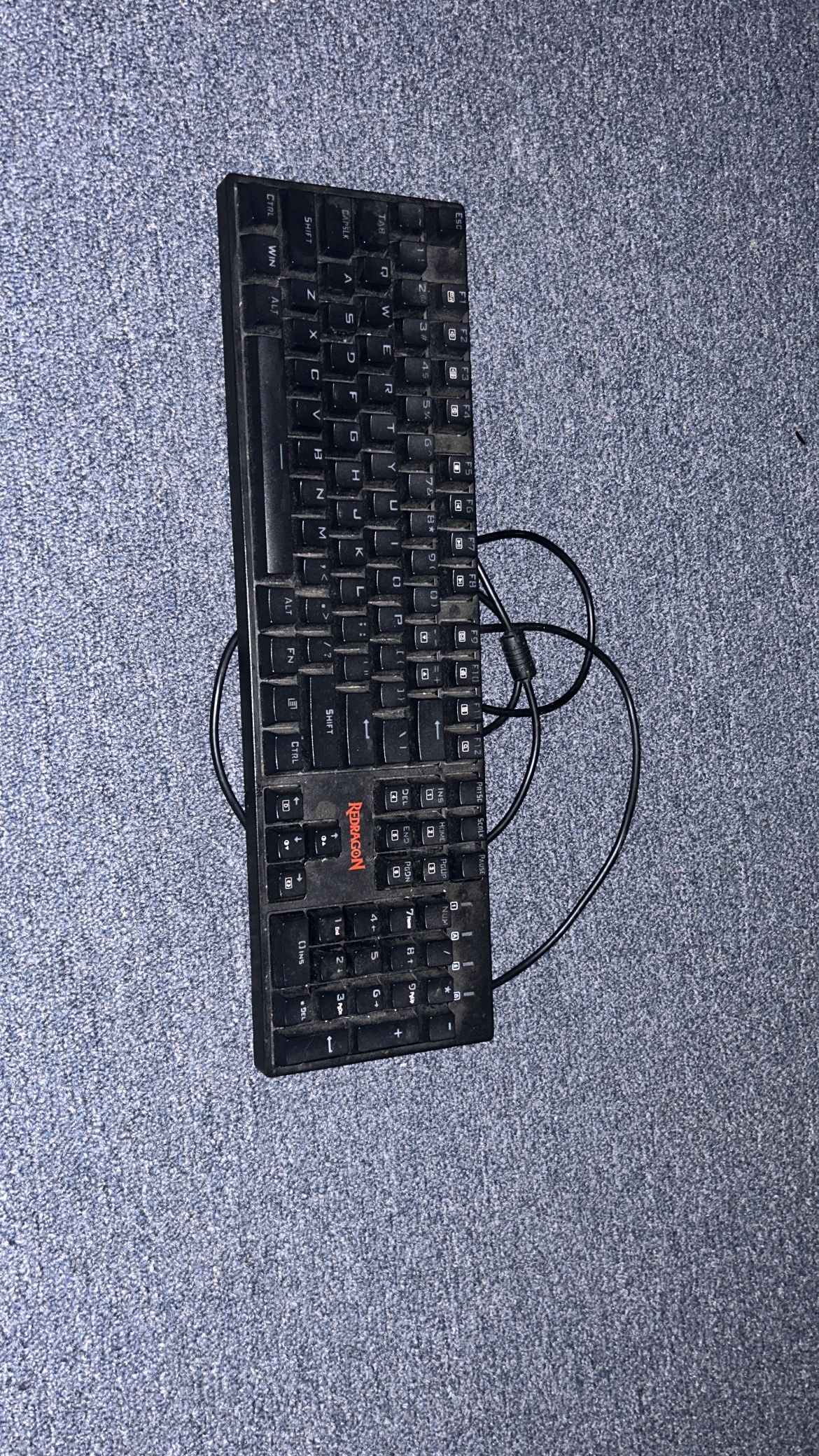 REDRAGON - K631-RGB 65% Wired Mechanical Red Switch Gaming Keyboard with RGB Backlighting - Black