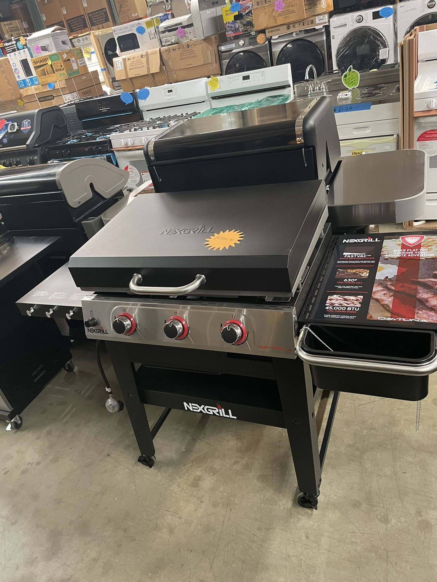 Bbq Grill Gas Propane Flat Top