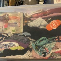 Girls Size 8 Bucket Of Clothes 