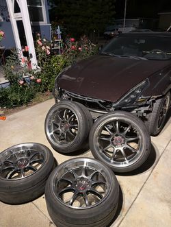 work D9r wheels 18x9.5 squared +12 offset