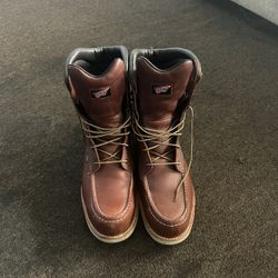 Red Wings Boots Men's 6-inch Waterproof Leather Safety Toe Boot  $100  