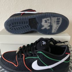 Nike SB Dunk Low Bronx Girls Skate (HV1664-001) Black NY New In Box Mens Size 5 7 7.5 8