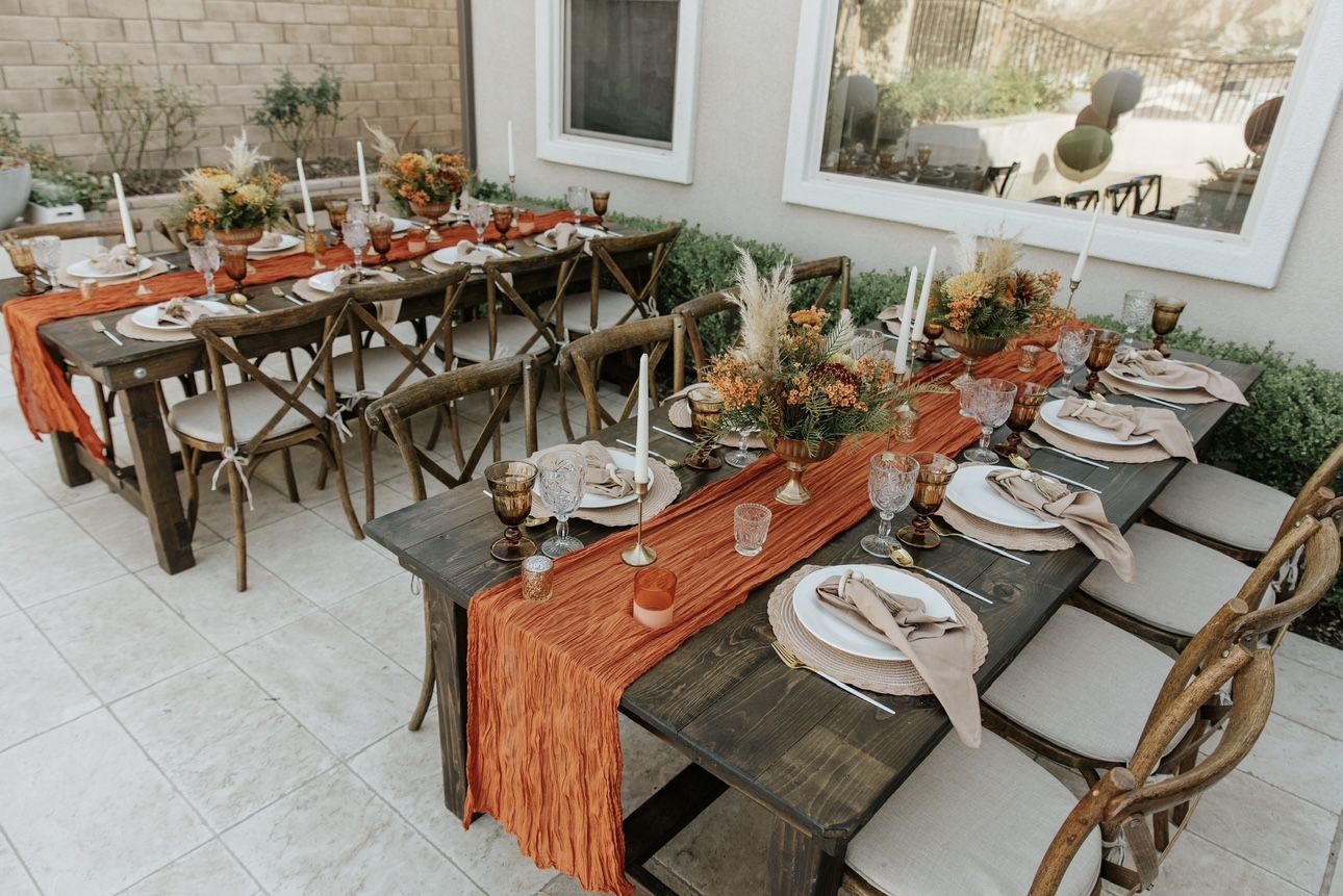 Farm Table R E N. T. A. L