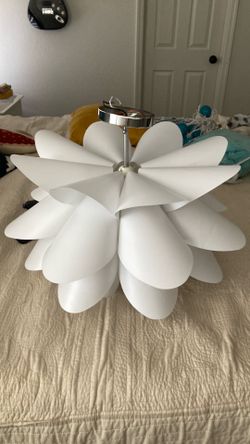 Vintage Lotus Knappa pendant lamp - Ikea Ceiling Chandelier Lotus Flower White Lamp