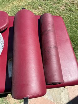 Massage table and accessories