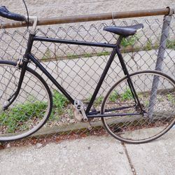 Raleigh Super Lightweight Singlespeed Road Bike W Bullhorn And Freewheel 