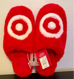 Target Bullseye Slippers Brand New With Tags