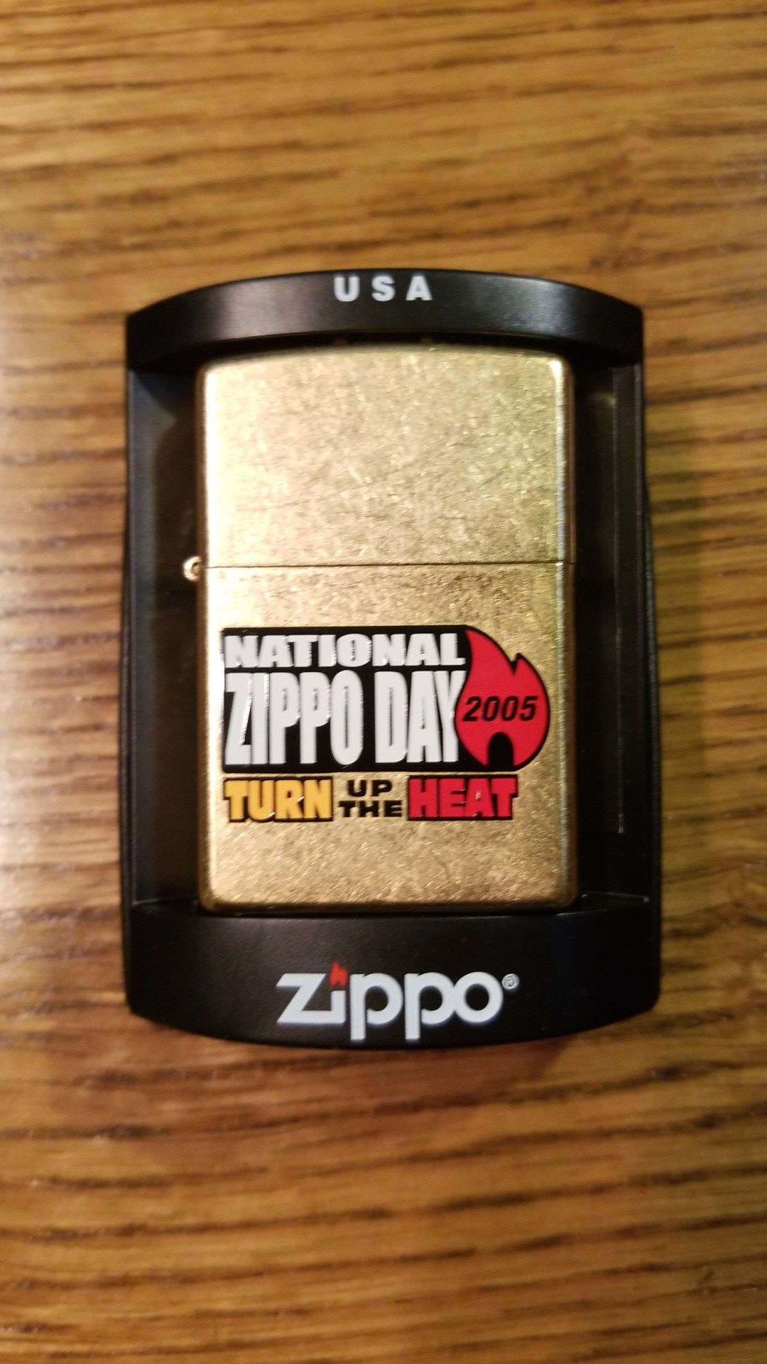 2005 Zippo lighter with logo