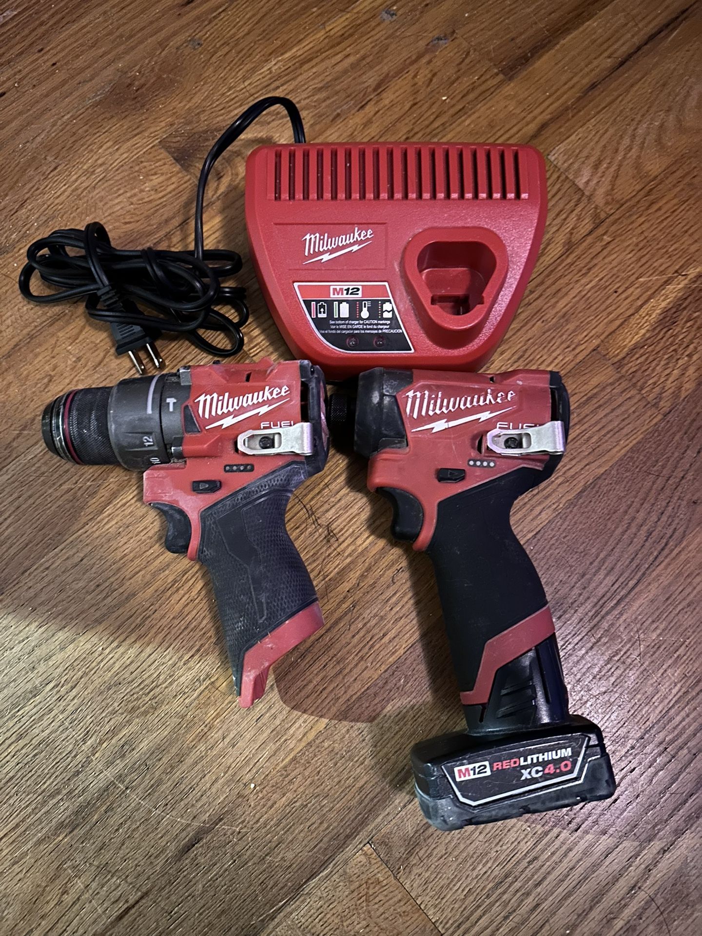 Milwaukee M12 Fuel Impact Driver & Hammer Drill
