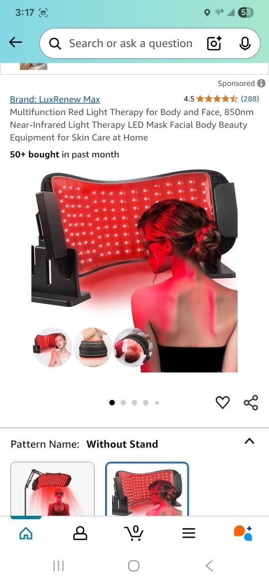 Multifunction Red Light Therapy for Body and Face, 850nm Near-Infrared Light Therapy LED Mask Facial Body Beauty Equipment for Skin Care at Home
