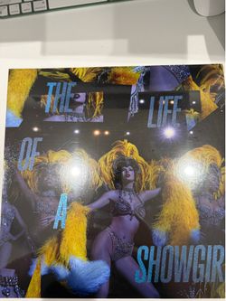 Taylor Swift The Life of a Showgirl Baby That’s Show Business Lakeside Beach Blue Sparkle Vinyl New