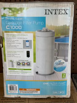 NEW! Intex C1000 Cartridge Filter Pump with GFCI