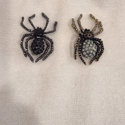 Spider Brooches 