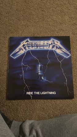 (Remastered) Metallica Ride the Lightning Vinyl Record