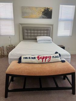 Queen Size Bed - Mattress Included