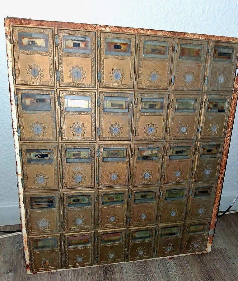 VINTAGE POST OFFICE MAILBOXES