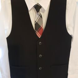 Boy Vest Set Size 8 + Formal Shoes Size 1