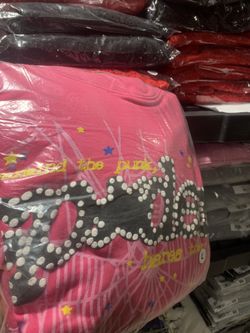 Pink Sp5der Hoodie