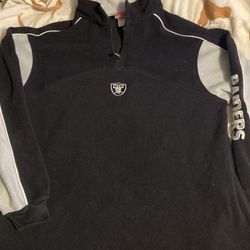 Las Vegas Raiders Fleece Jacket Size X-LARGE In Men’s