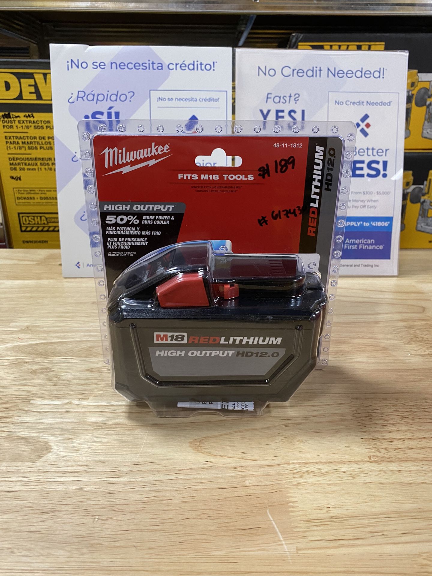 Milwaukee M18 High Output 12ah Battery