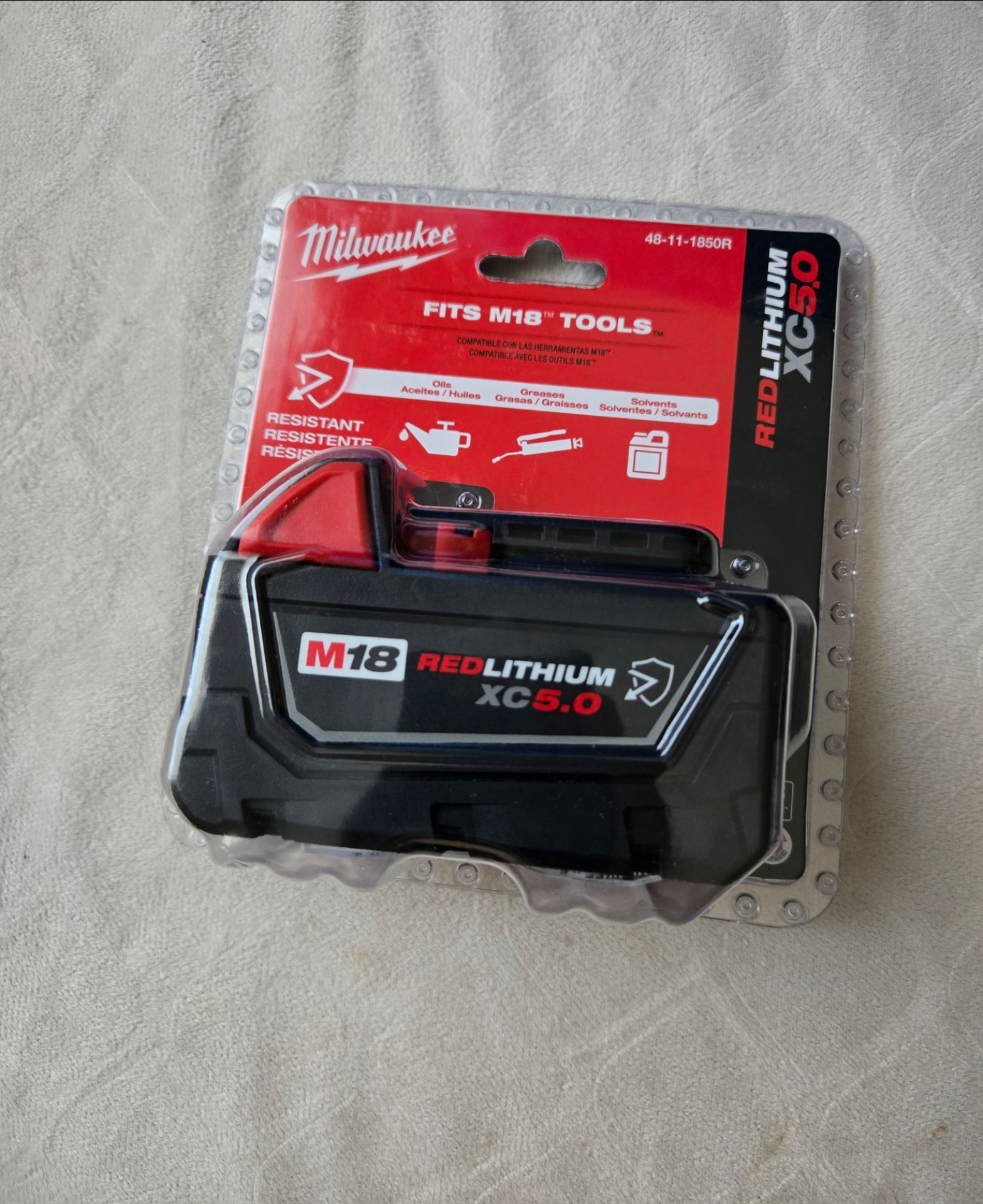 Milwaukee M18 Red Lithium XC Rechargeable Battery