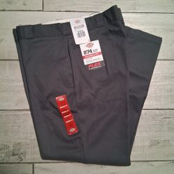 DICKIES Men's Original 874® Work Pants Size 42 x 32 New