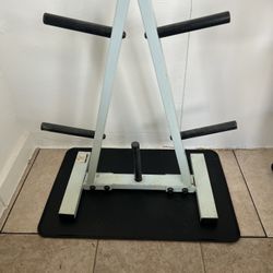 Weight Rack For Barbell Plates